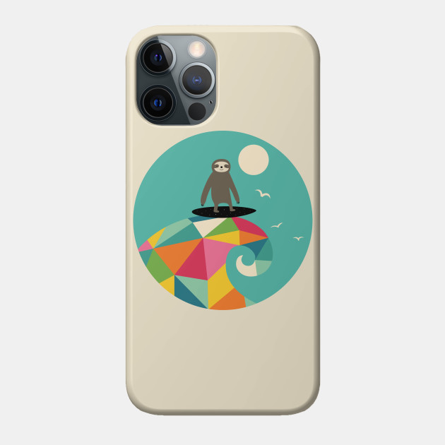 Surfs Up - Sloth - Phone Case