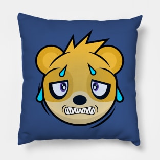 Scared Yellow Bear Cockburn Pillow