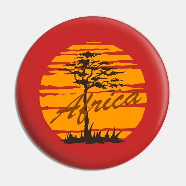 Africa Acacia Savanna Sunset Pin by Hariolf´s Mega Store