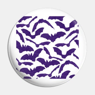 Halloween Bats - Purple Pin