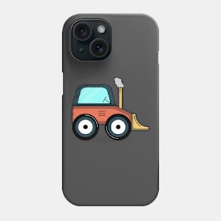 simple cute front loader Phone Case