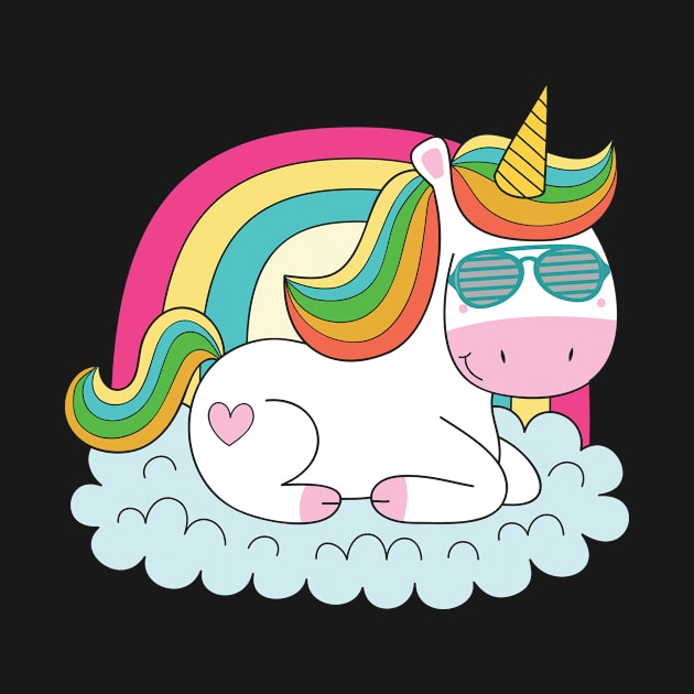 Unicorn rainbow by HBfunshirts