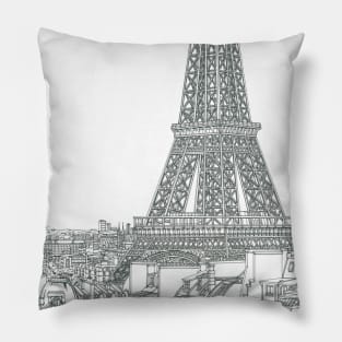 Eiffel Tower Pillow