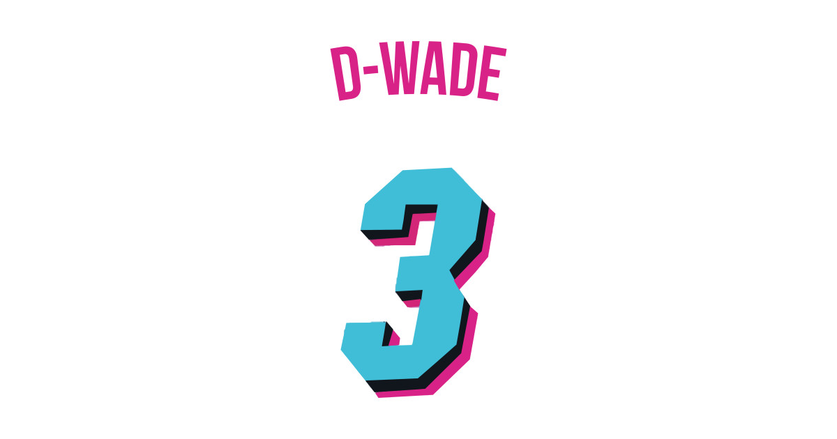 dwyane wade nike vicewave name & number tee