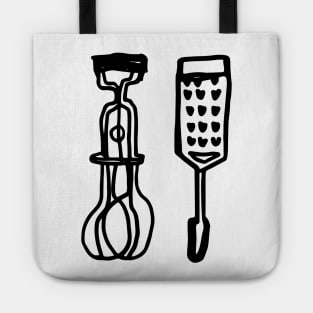 Retro Kitchen Utensils Tote