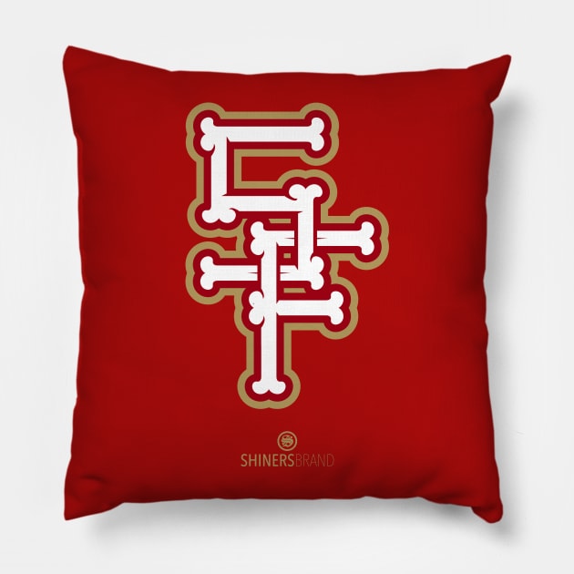 Niner Bones - Full Pillow by shinersbrand