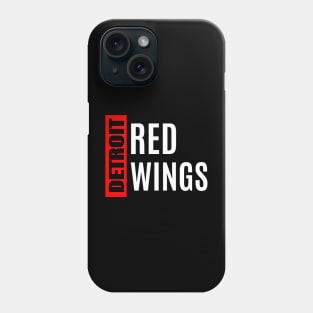 Red wings modern Phone Case