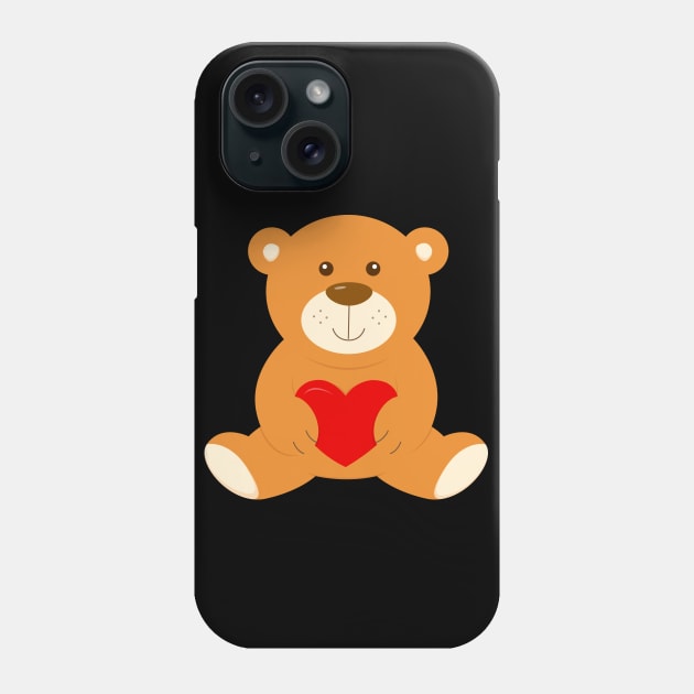 Teddy Bear Phone Case by samshirts