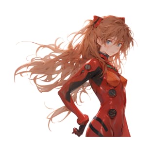 Asuka Langley Soryu evangelion Illustration 2 T-Shirt