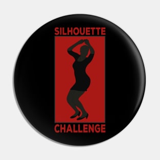 The Silhouette Challenge Pin