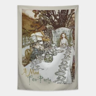 A Mad Tea Party - Alice in Wonderland Tapestry