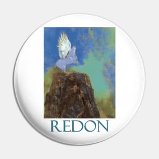 White Pegasus by Odilon Redon Pin