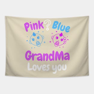 Pink or Blue GrandPa Loves you Tapestry