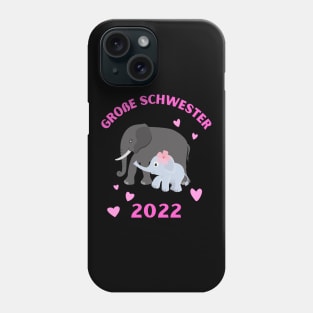 Große Schwester 2022 Geschwister Mädchen Phone Case