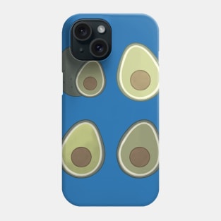 Avocado cute pattern illustration Phone Case