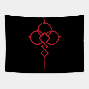 Undecember (red distressed) Tapestry