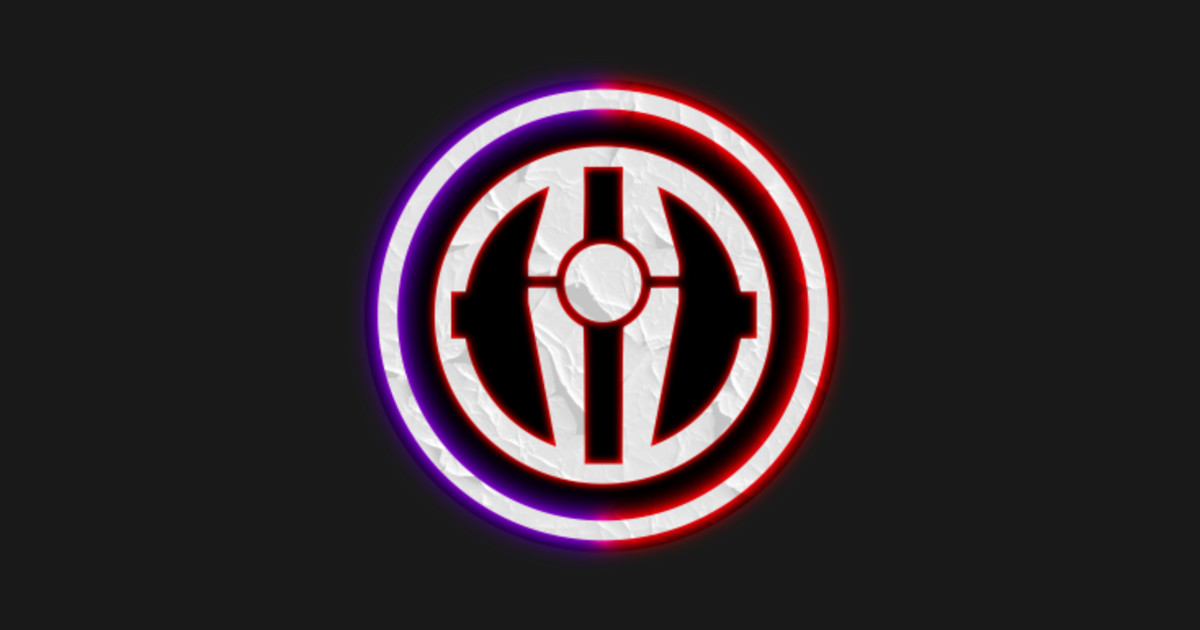 Sith Empire Logo with Darth Revan Lightsaber circle - Logo - T-Shirt
