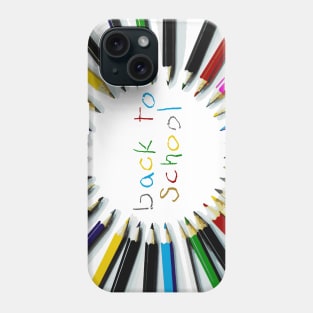 Back to school 2020 colouring pencils Phone Case