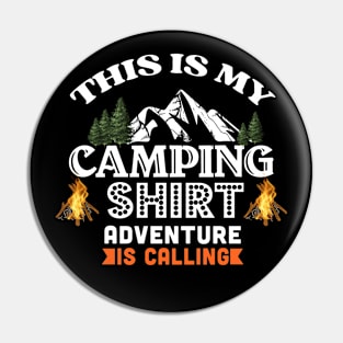 Camping Pin