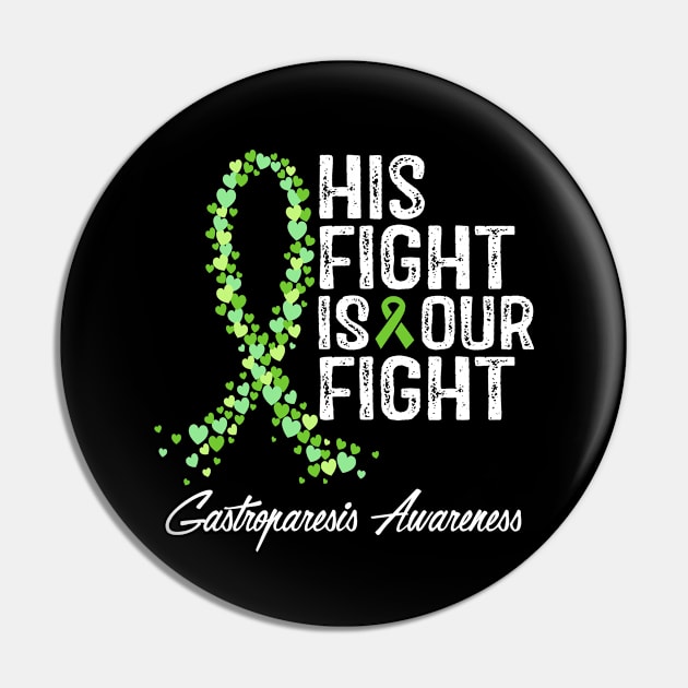 Gastroparesis Awareness His Fight Is Our Fight Pin by RW