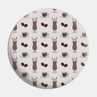 Coffee Pattern 4 Pin