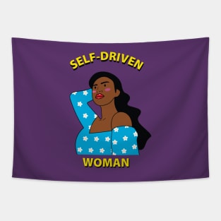 Self-Driven Woman Tapestry