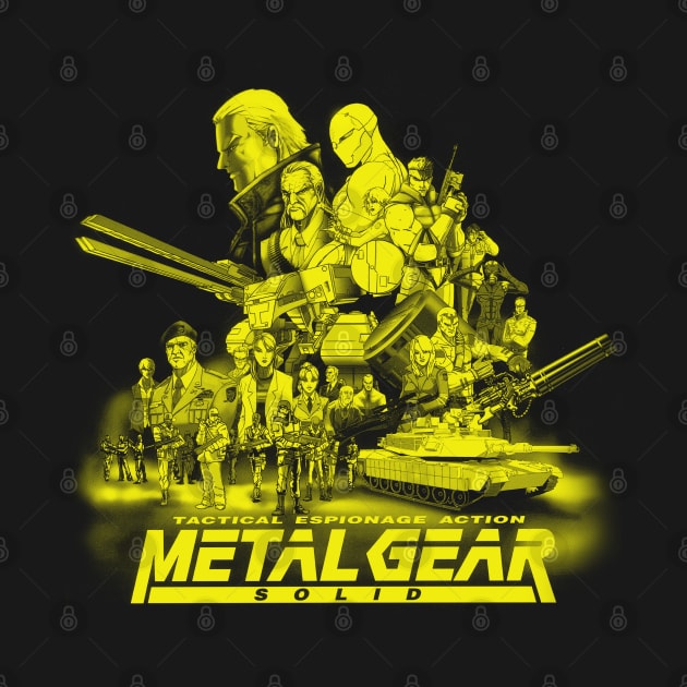 Metal Gear Solid (Yellow Highlight Version) by CoolDojoBro