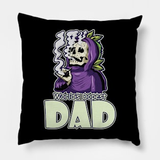 World's Dopest Dad Pillow