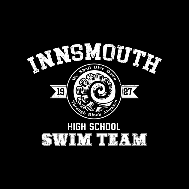 Innsmouth Swim Team (White) by Miskatonic Designs