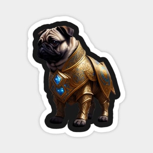 Mighty Pug in Heavy Mythical Armor with Power Source Magnet