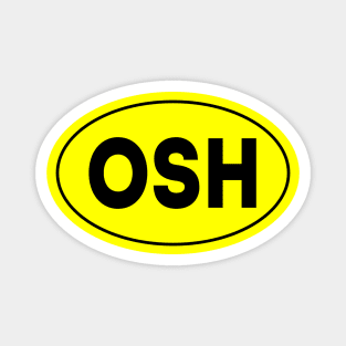 OSH Airport Code Wittman Regional Osh Kosh USA Magnet