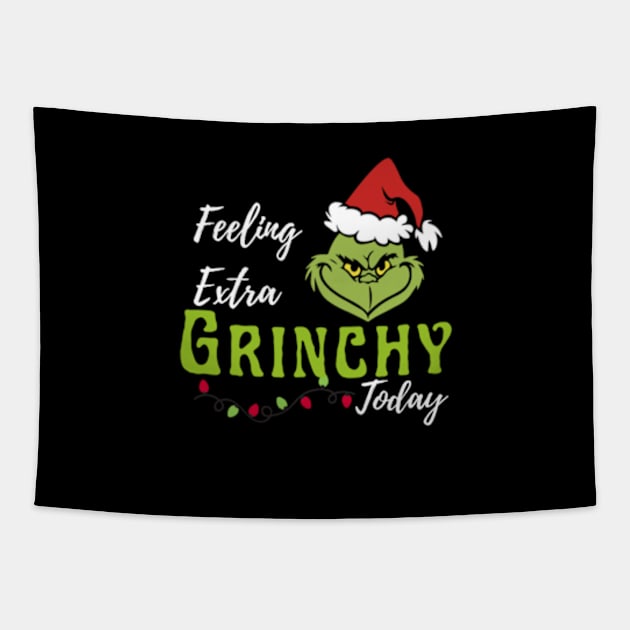 feeling extra grinchy today Tapestry by Bravery