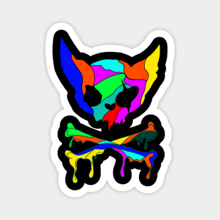 Cats skull Magnet