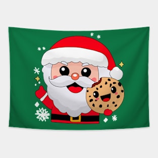 santa and cookie Tapestry