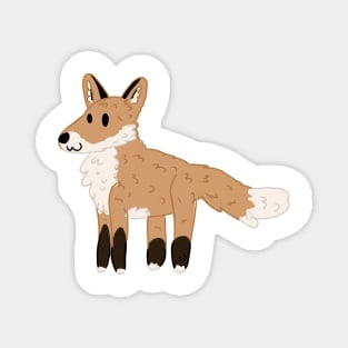 Red Fox Drawn Badly Magnet