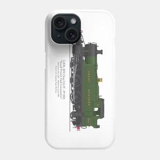 GWR Small Prairie Class 4575 Tank Locomotive Number 5521 Phone Case