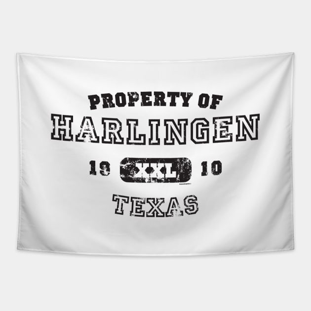 Property of Harlingen Texas Athletic Design Tapestry by CamcoGraphics