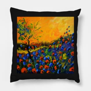 Red poppies Pillow