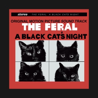 A Black Cat's Night T-Shirt