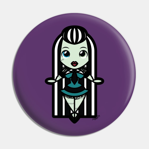 Frankie Stein Tooniefied Pin by Tooniefied