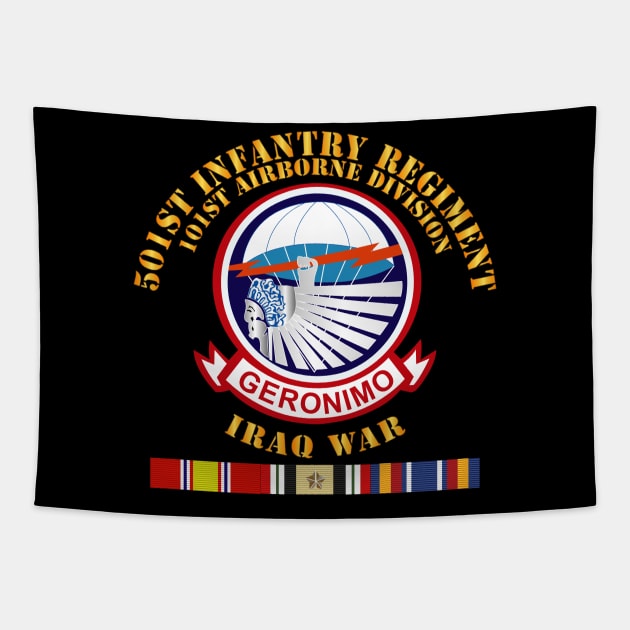 501st Infantry Regiment w IRAQ SVC Tapestry by twix123844