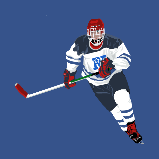 Ice Hockey Player by RoeArtwork