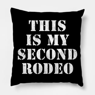 This is my second rodeo Pillow