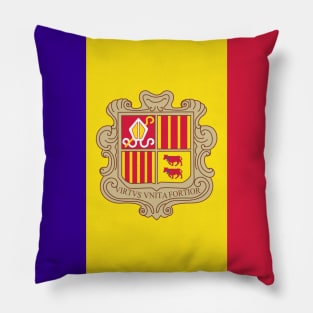 Andorra front Pillow