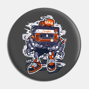 Zombie Cassette Pin