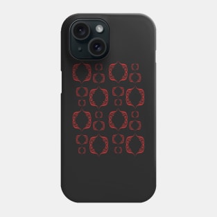 Geometric red decoration Phone Case