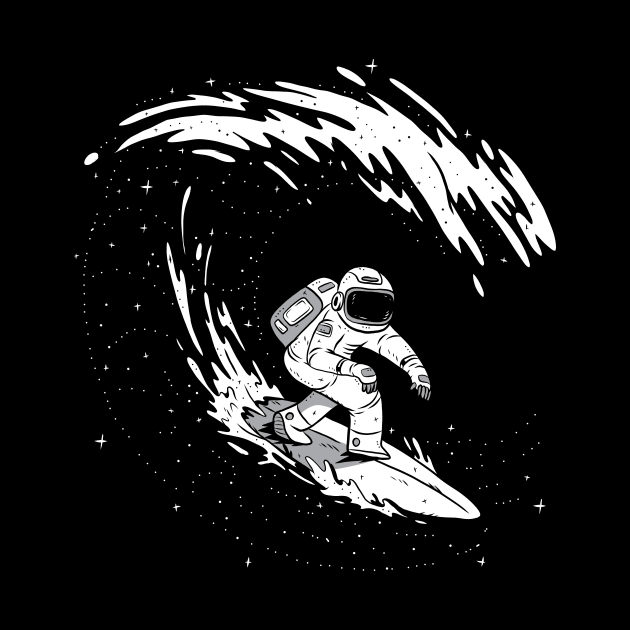 Surfing Astronaut by LR_Collections