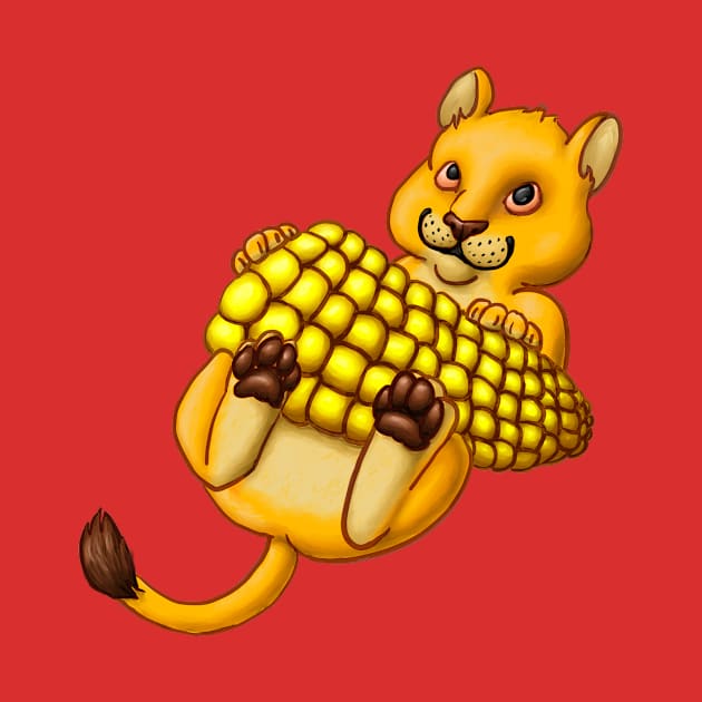 Corn on the Cub - Lion by PewterKat