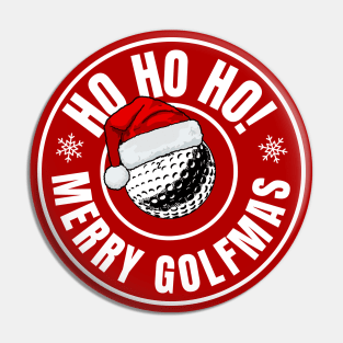 Golf Christmas Pin