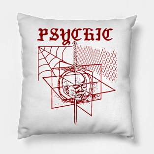 Psychic - Classic Hardcore Punk Artwork Pillow